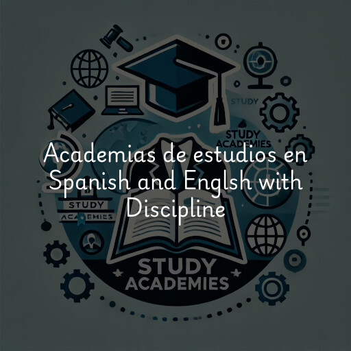 Academias de estudios en Spanish and Englsh with Discipline