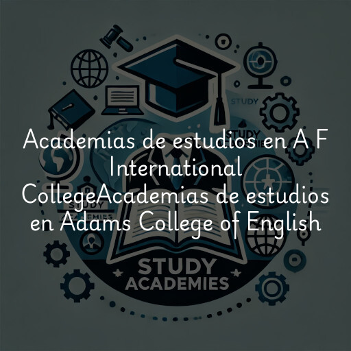 Academias de estudios en