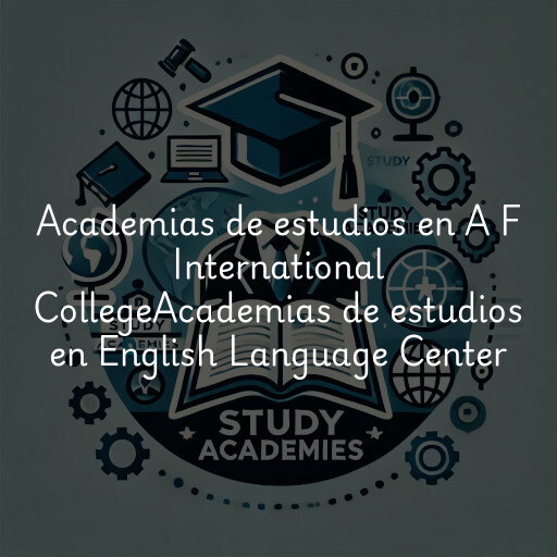 Academias de estudios en