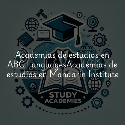 Academias de estudios en