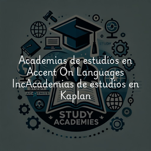 Academias de estudios en