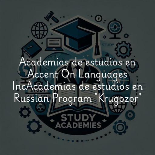 Academias de estudios en