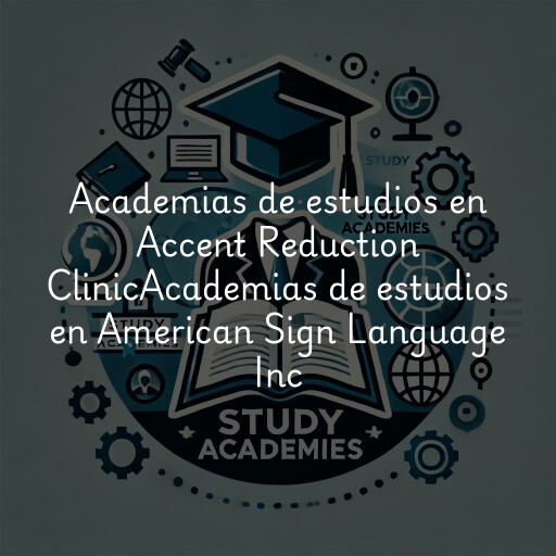 Academias de estudios en