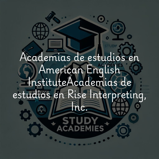 Academias de estudios en