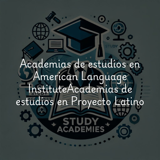 Academias de estudios en