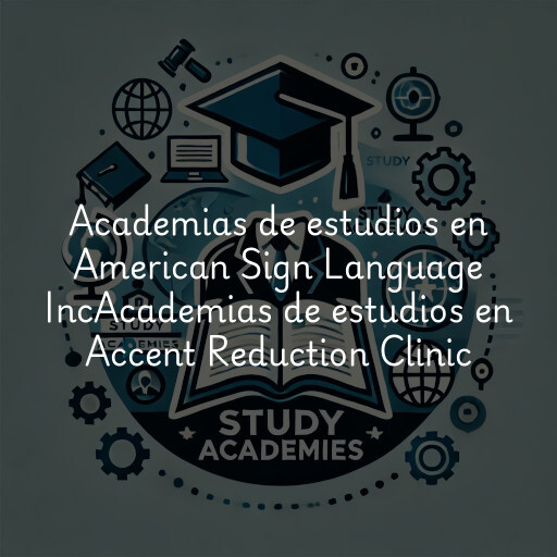 Academias de estudios en