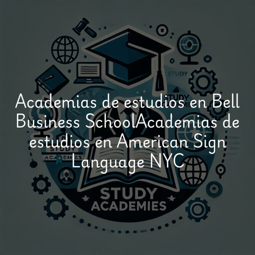 Academias de estudios en