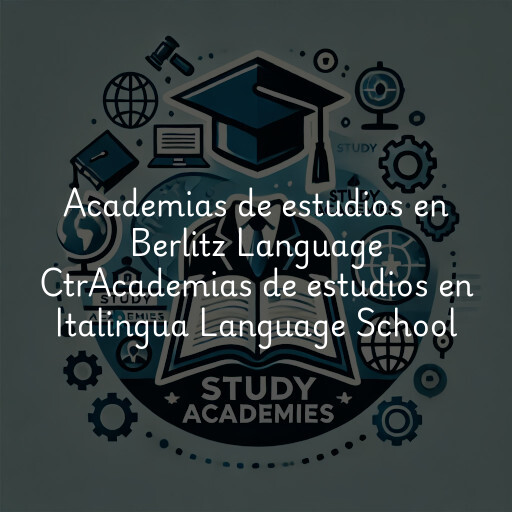 Academias de estudios en