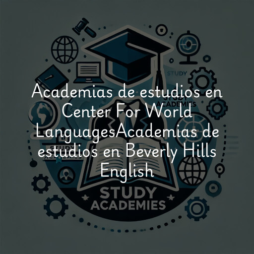 Academias de estudios en