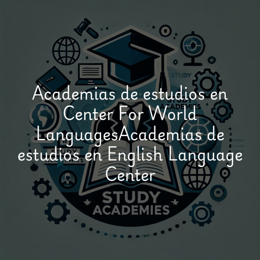 Academias de estudios en