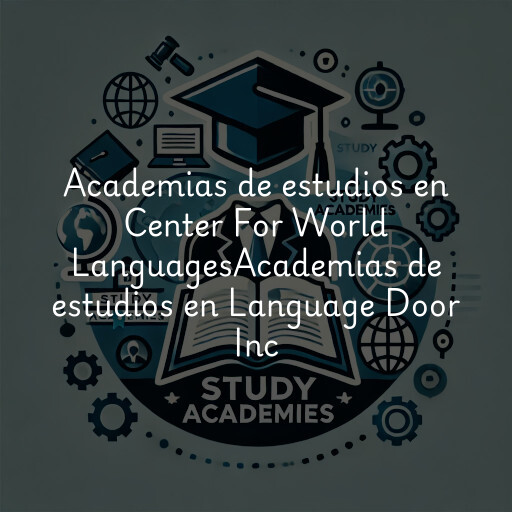 Academias de estudios en