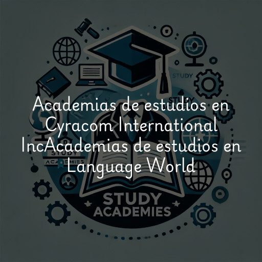 Academias de estudios en