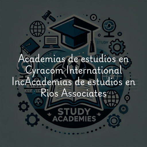 Academias de estudios en