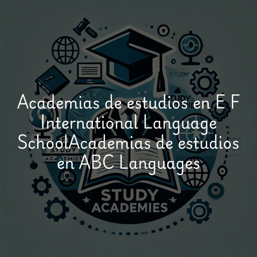 Academias de estudios en