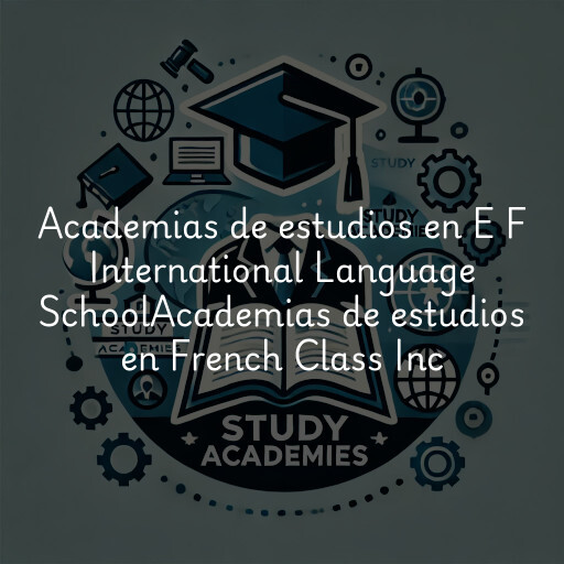 Academias de estudios en