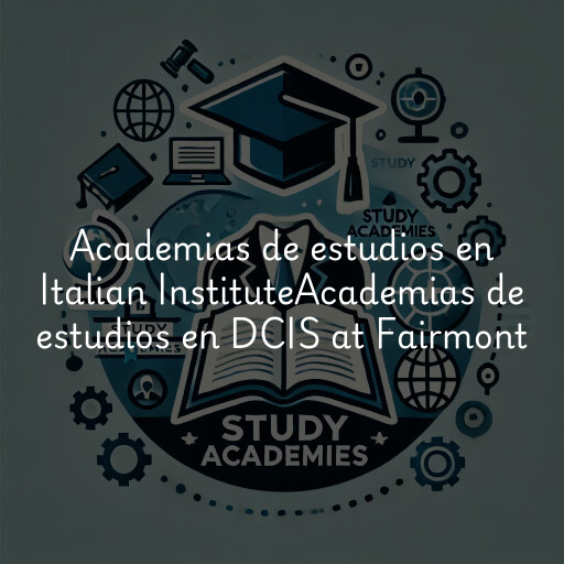 Academias de estudios en