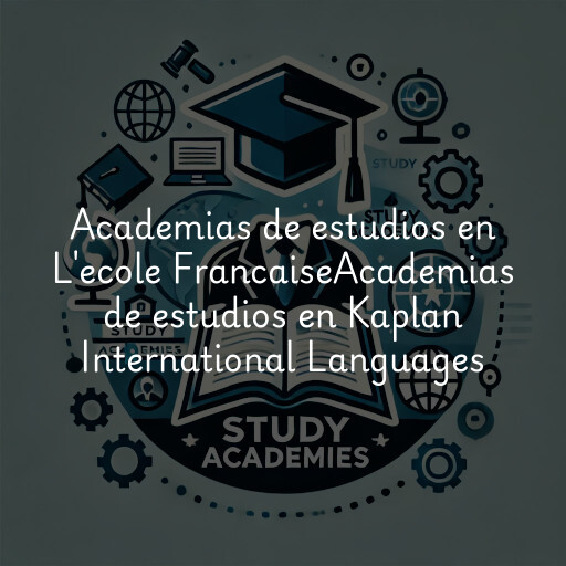 Academias de estudios en