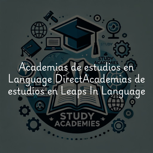 Academias de estudios en
