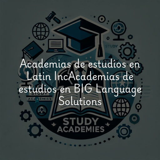 Academias de estudios en