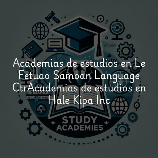 Academias de estudios en