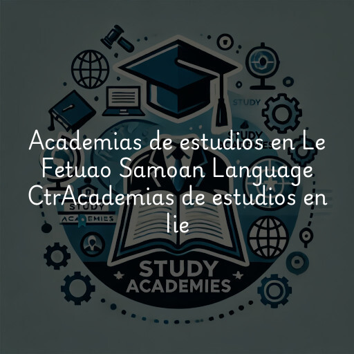 Academias de estudios en