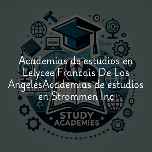 Academias de estudios en