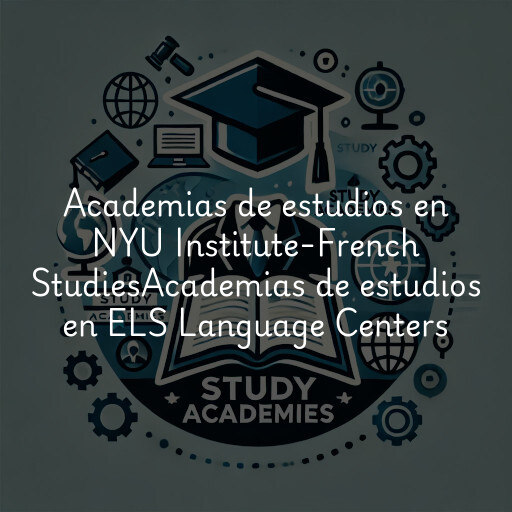 Academias de estudios en