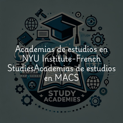 Academias de estudios en