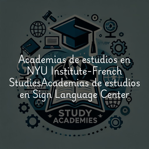 Academias de estudios en