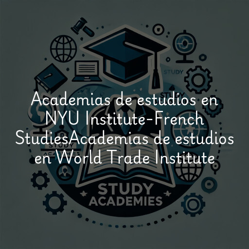Academias de estudios en