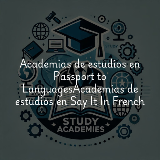 Academias de estudios en