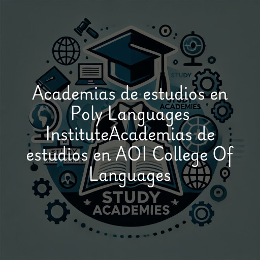 Academias de estudios en