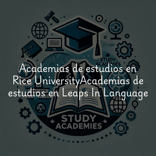 Academias de estudios en