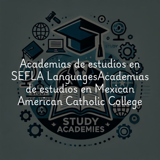 Academias de estudios en