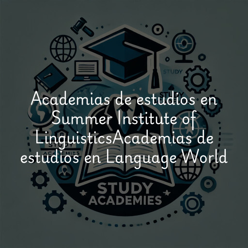 Academias de estudios en