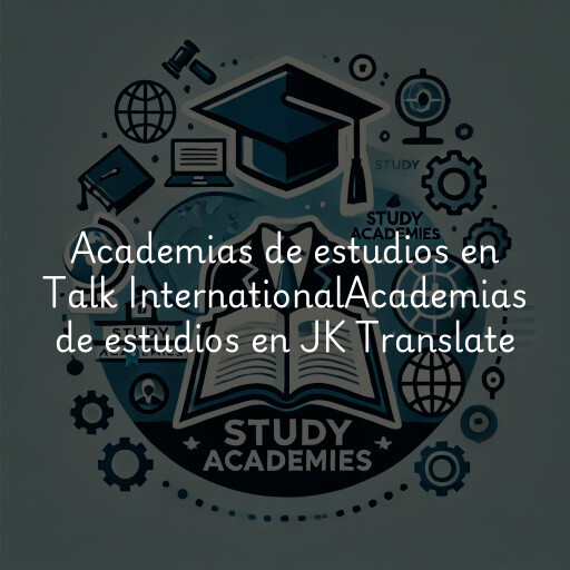 Academias de estudios en