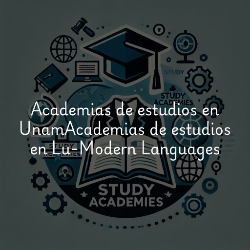 Academias de estudios en