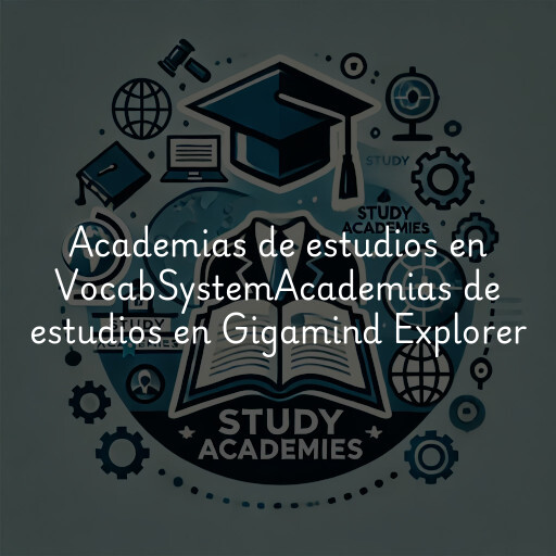 Academias de estudios en