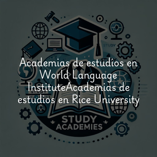 Academias de estudios en