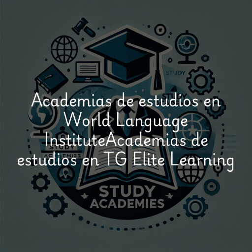 Academias de estudios en