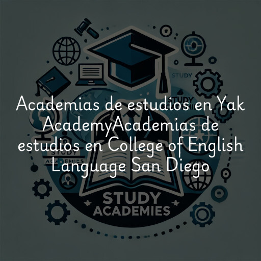 Academias de estudios en