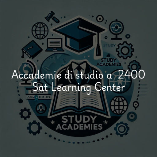 Accademie di studio a 2400 Sat Learning Center