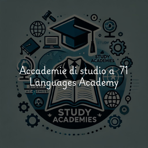 Accademie di studio a 71 Languages Academy