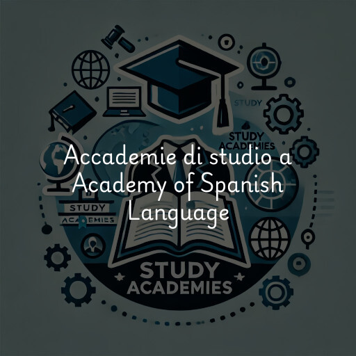 Accademie di studio a Academy of Spanish Language