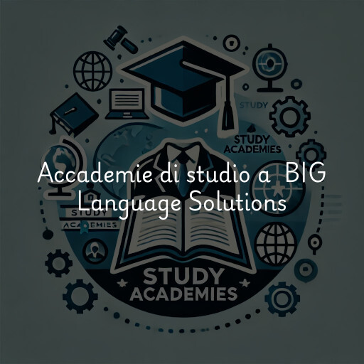 Accademie di studio a BIG Language Solutions