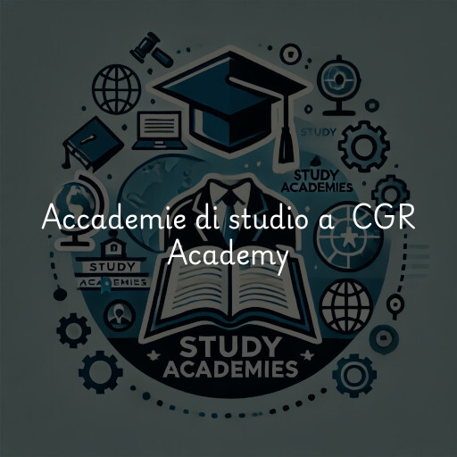 Accademie di studio a CGR Academy