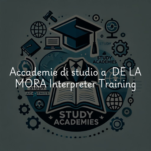 Accademie di studio a DE LA MORA Interpreter Training