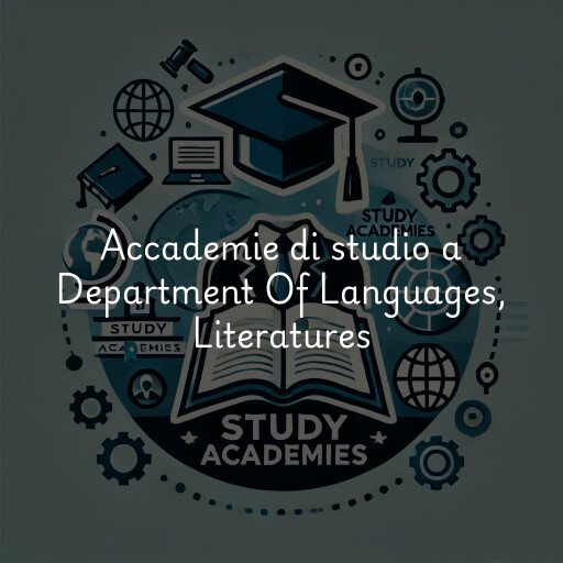 Accademie di studio a Department Of Languages, Literatures & Cultures
