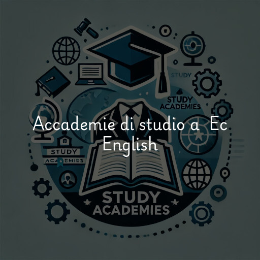 Accademie di studio a Ec English