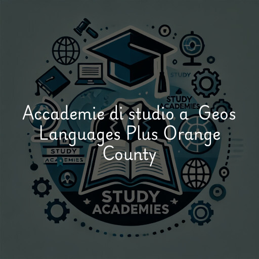 Accademie di studio a Geos Languages Plus Orange County